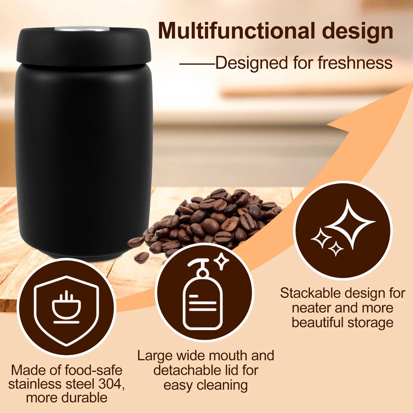 Coffee Vacuum Canister