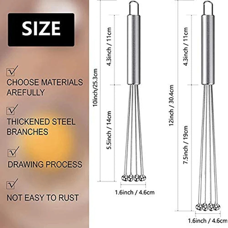 Stainless Steel Ball Whisk Set