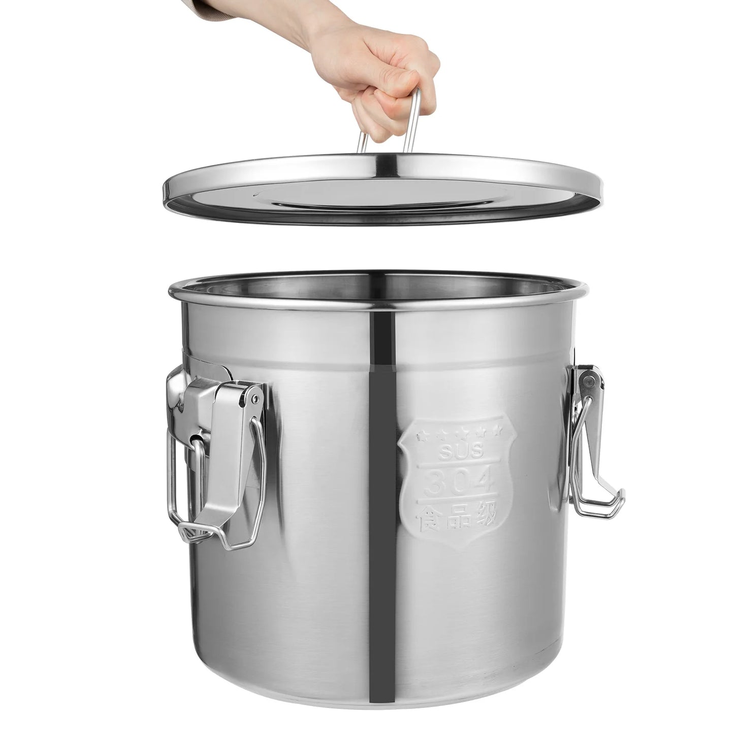 12L Stainless Steel Airtight Cereal Container