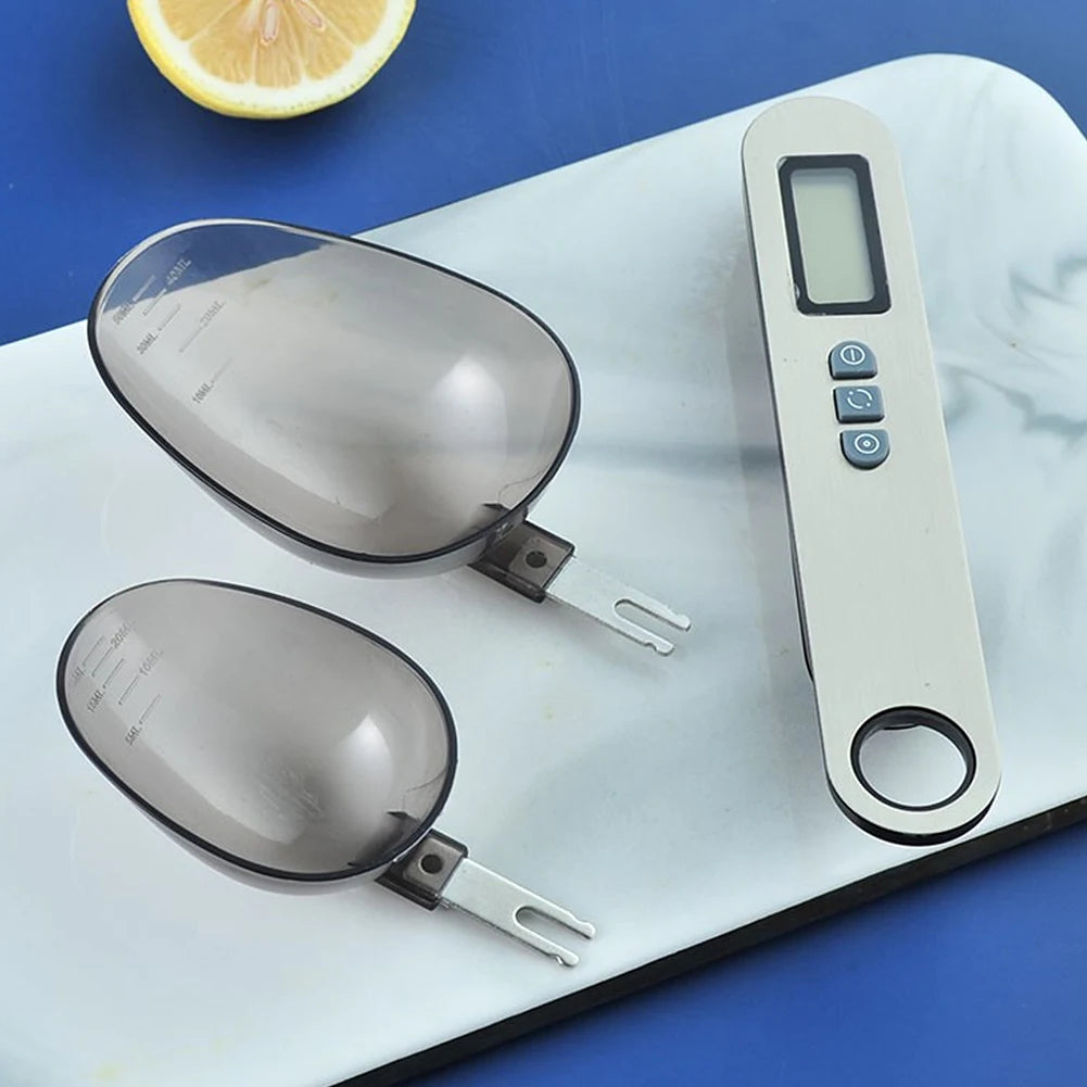 25cm LCD Digital Kitchen Scale with Two Spoon Head