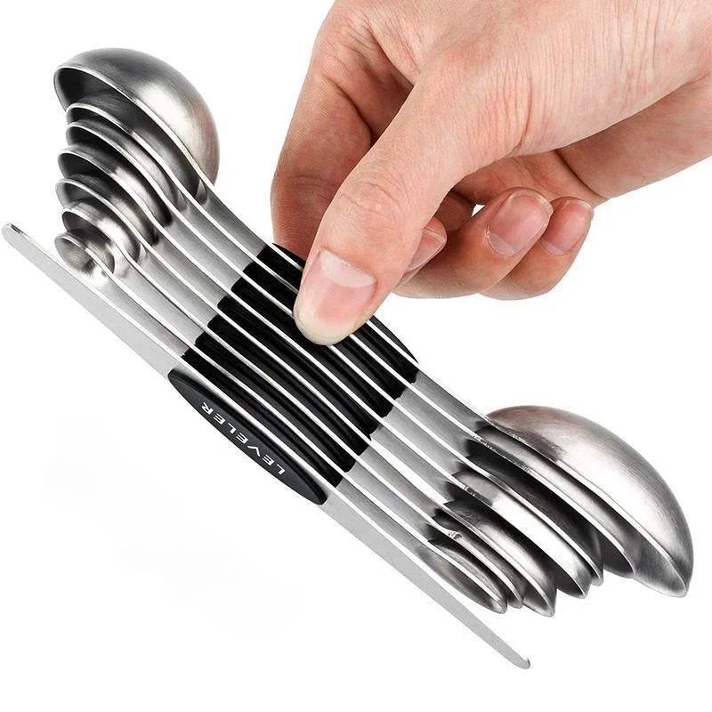 8Pcs/Set Magnetic Measuring Spoon Set