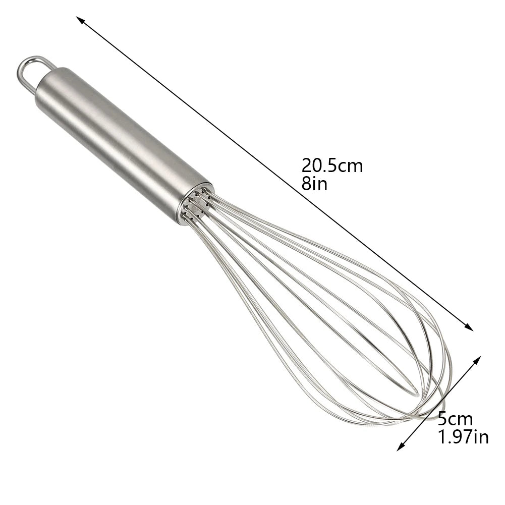 8 Inch Wire Whisk Home Kitchen Accessories