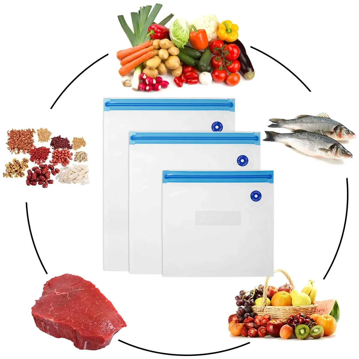 Kitchen Food Sous Vide Bags