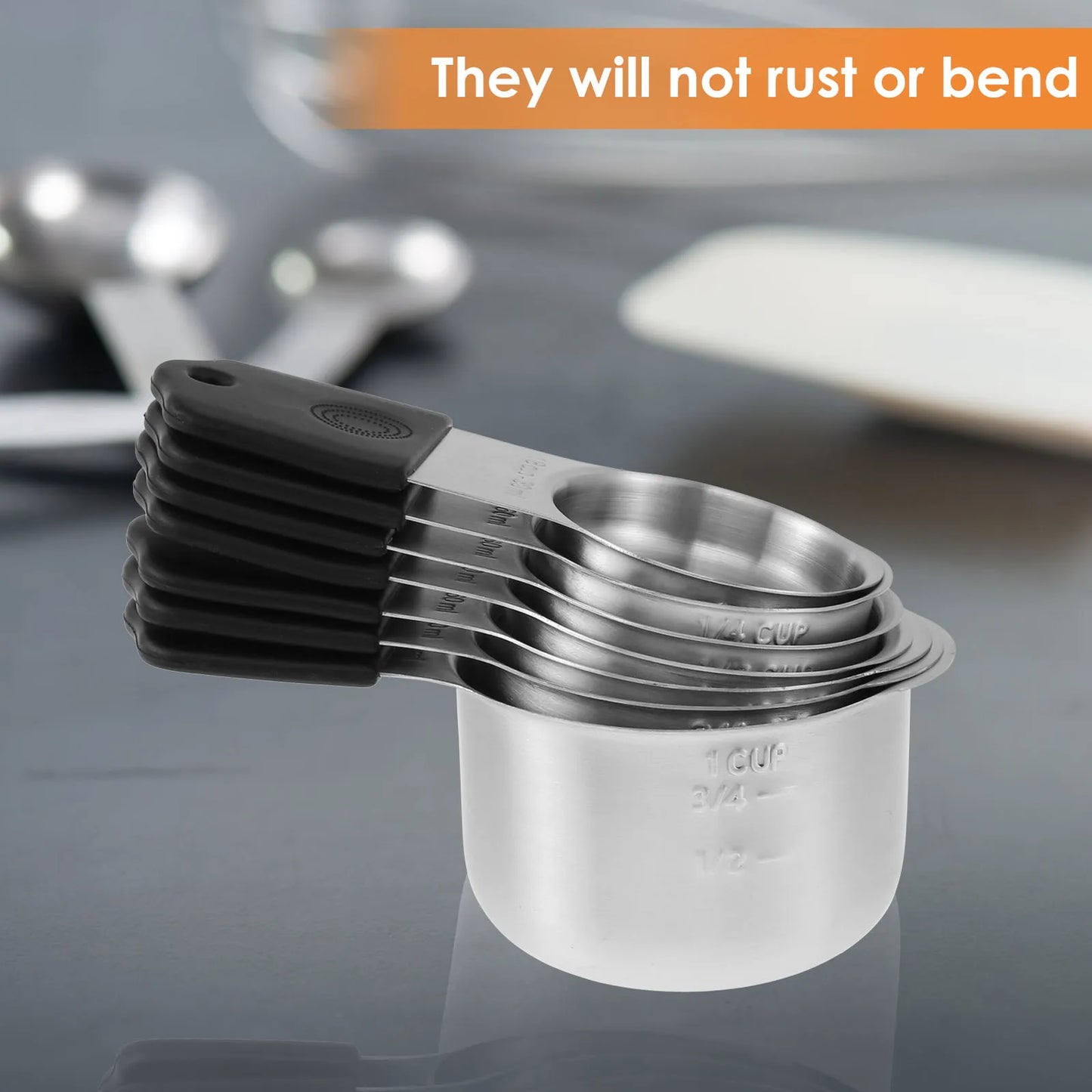 16Pcs Magnetic Measuring Cups and Spoons Set