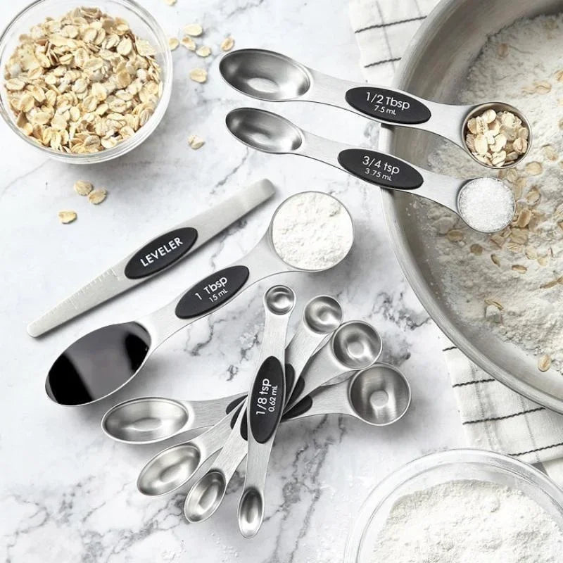 8Pcs/Set Magnetic Measuring Spoon Set