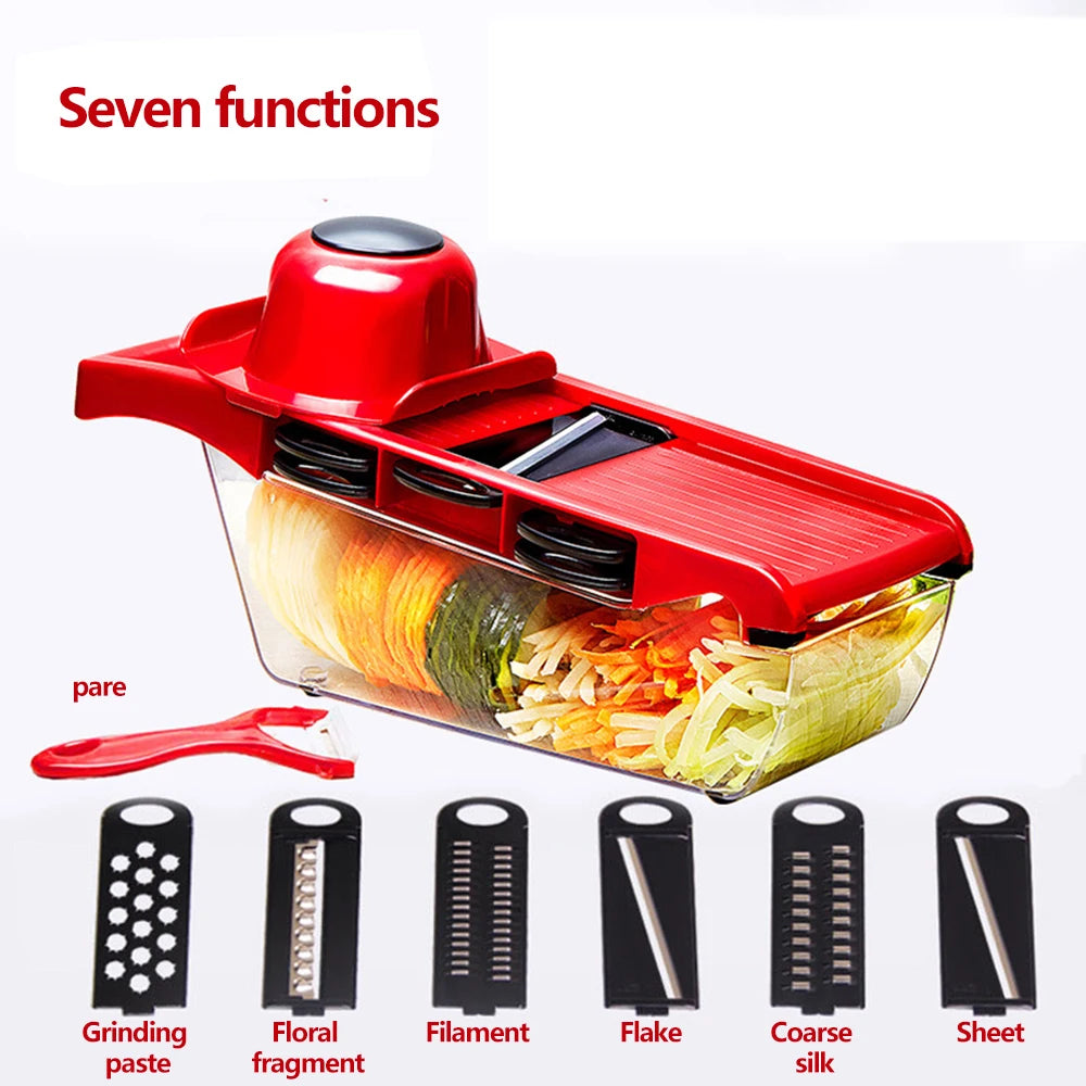 Vegetable Cutter with Steel Blade Slicer