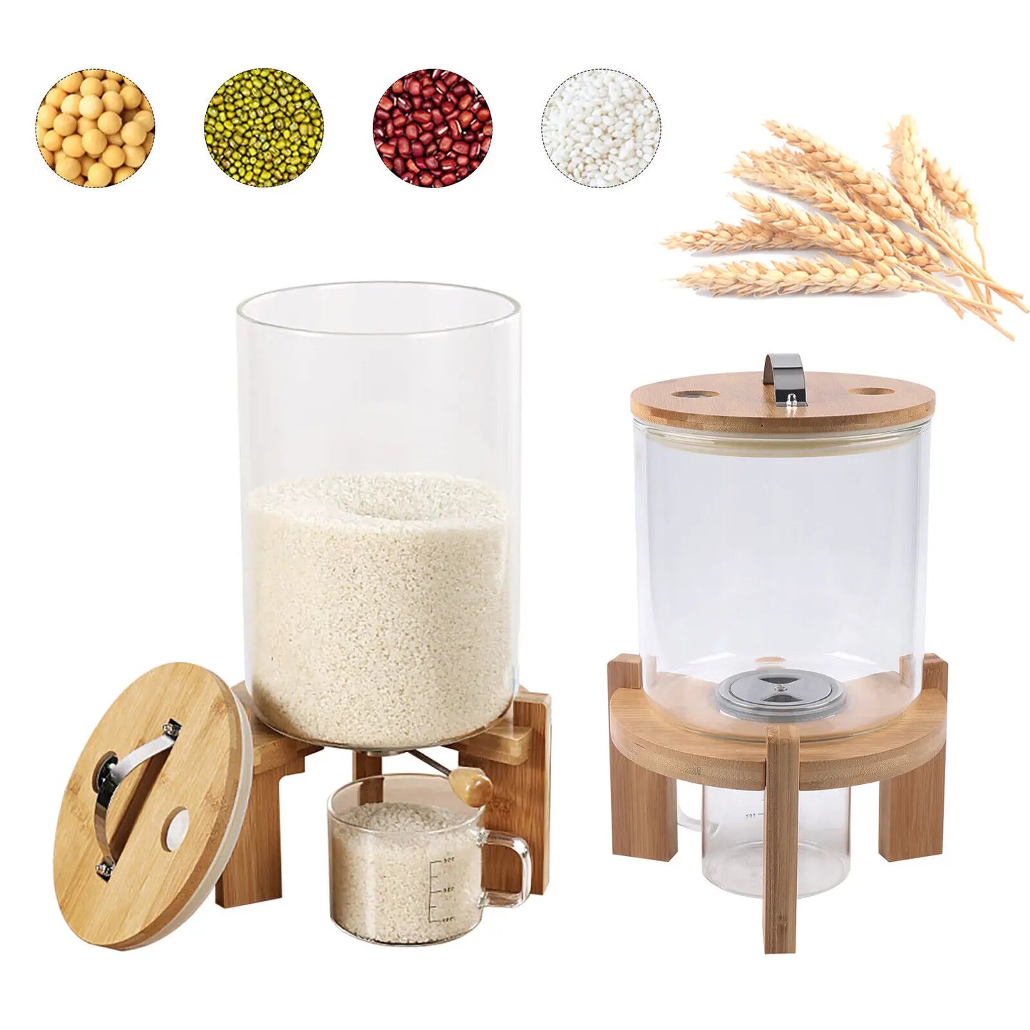 5L/7.5L Rice Dispenser Flour and Cereal Container