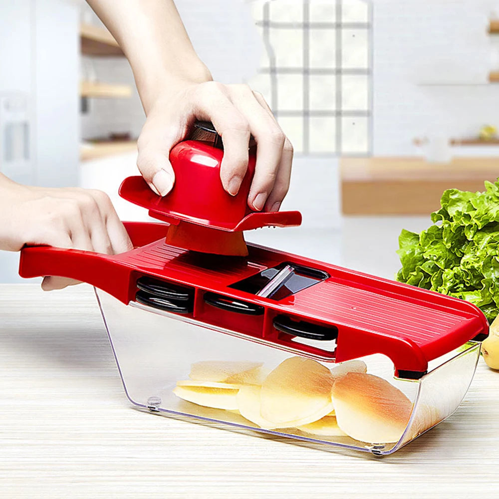 Vegetable Cutter with Steel Blade Slicer