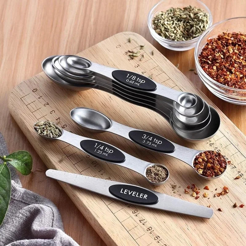 8Pcs/Set Magnetic Measuring Spoon Set