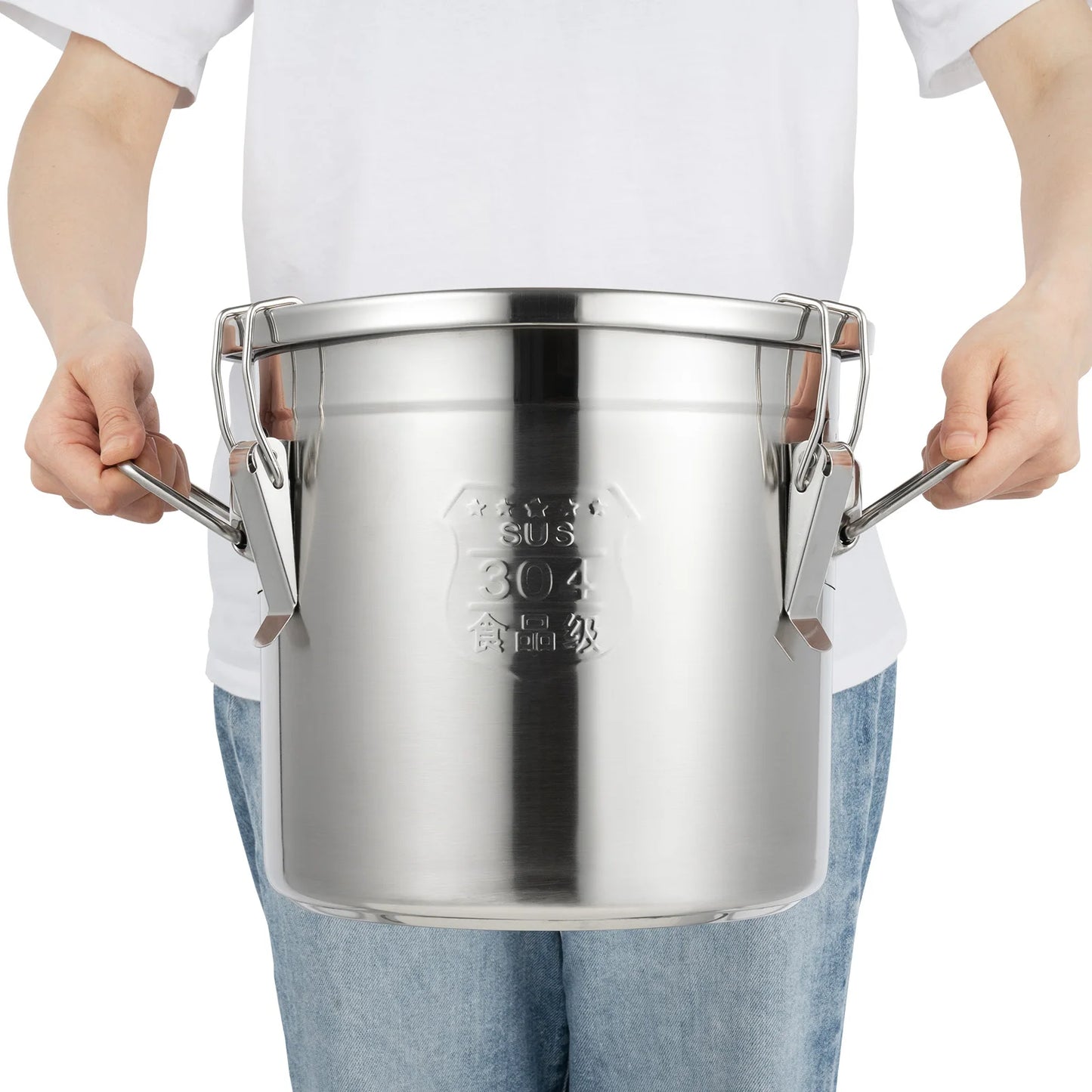 12L Stainless Steel Airtight Cereal Container